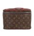 Louis Vuitton Nice BB Toiletry Bag, &pound;650, Accessories, Brown/Red, Canvas, Front view
